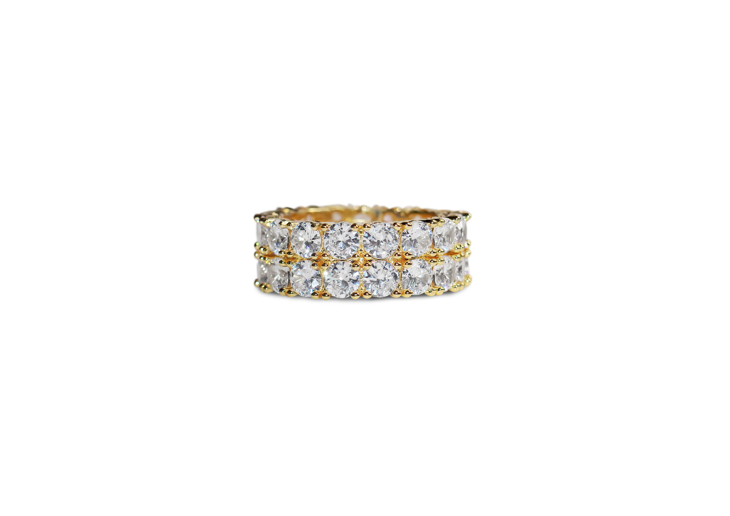 Gold Double Eternity Ring