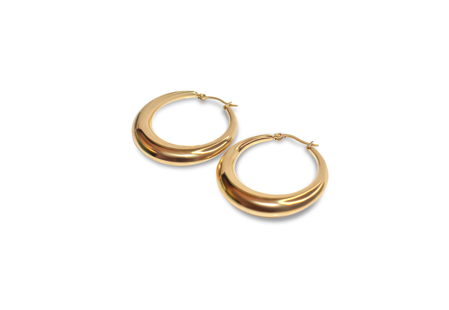 Classic Gold Hoops