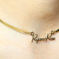 Couple's Name Plate Necklace