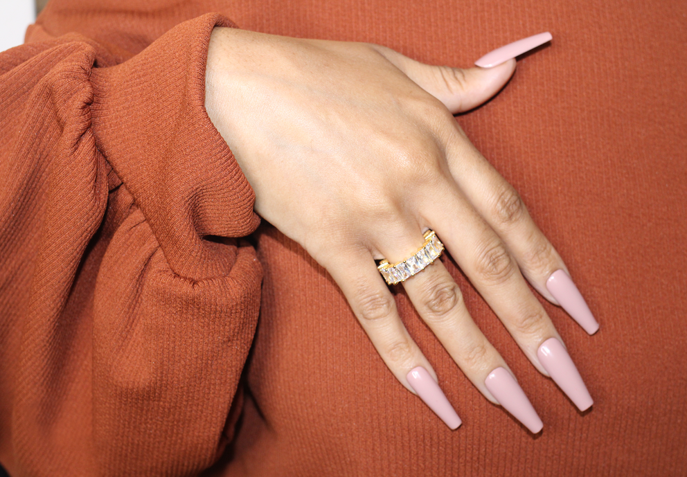 Gold Baguette Ring