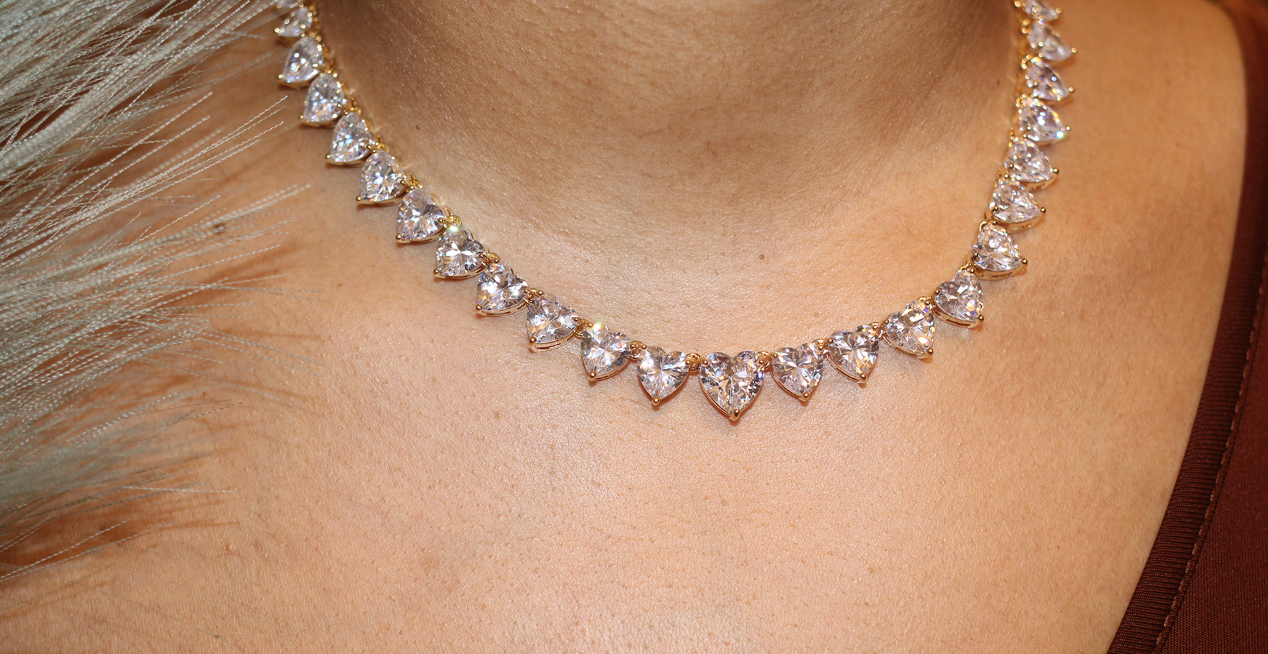 Gold Hearts Necklace