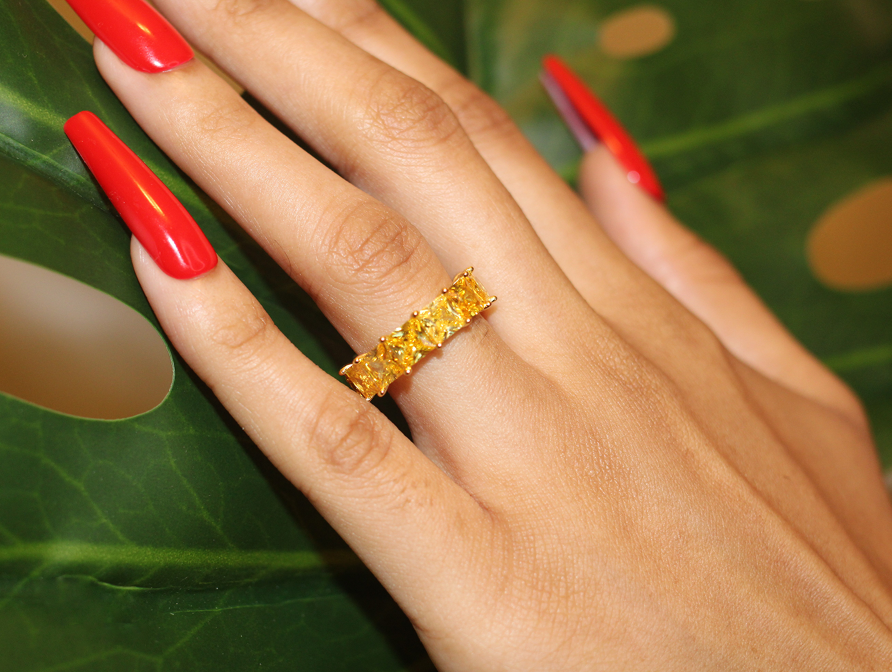 Canary Yellow Ring