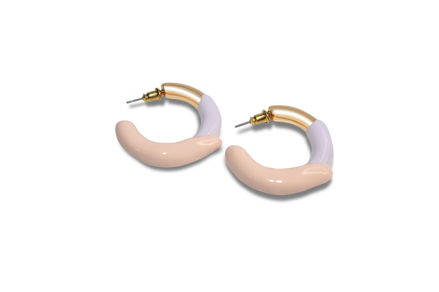 Gold Mini Pastel Hoops