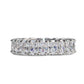 Silver Rounded Eternity Ring