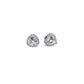 Silver Heart Post Earrings