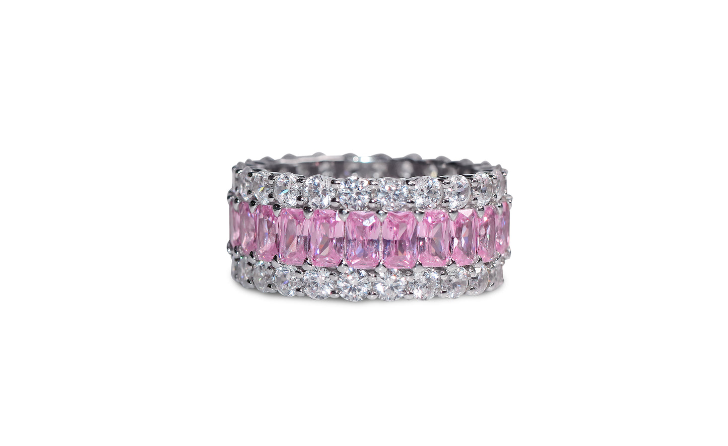 Silver Two Toned Ring